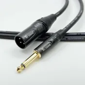 (店+)【YC Sound】50公分 雙直頭 黑色頭 非平衡接法 XLR公 黑色 6.3mm 單音 黑色 直頭 黑色尾 粗線6.0mm 特殊工藝 XLR轉6.3 TS 6.5mm 彎頭 直角 L頭 L型 單音 非平衡線 樂器導線 XLR公頭轉6.35mm 6.3mm 6.5mm 電子琴 鋼琴導線 混音機輸出主動式喇叭
