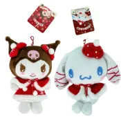 (店+)(現貨) 日本sanrio 三麗鷗 2025聖誕節限定版掛件 聖誕禮物交換禮物 小物收納包 可愛掛件 絨毛吊飾 包包掛件