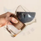 無孔過濾旋轉玻璃公道杯高顏值小青柑泡茶壺家用茶水分離功夫茶具