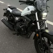 Rebel1100馬鞍包支架 適用於本田叛逆者500改裝側包架 Honda機車螺絲馬鞍袋架碳纖維