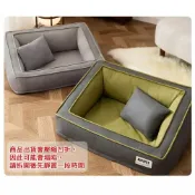 (店+)【hipidog 嬉皮狗】寵物床 寵物床墊 寵物沙發床 寵物沙發窩 寵物窩 寵物墊 貓床 狗窩 狗床 秋冬保暖 可拆洗 大型犬 福媽寵物