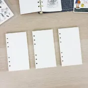 A6/Bible手帳6孔內頁紙 空白/方格/點點 40張活頁紙 100磅道林紙