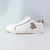 ROYAL ICON 001962007 男款 運動鞋 休閒鞋 無鞋帶 台灣製 白x橘棕【iSport愛運動】