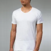  【三槍牌】時尚型男純棉短袖圓領汗布衫(白4件組 2XL-3XL 916)