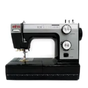 (店+)【elna】※限量福利品※自動穿線黑天鵝紀念款縫紉機 HD-1000(硬式防塵罩/台灣製造/馬達五年保固/手作迷最愛)