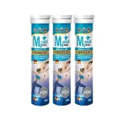【Heilusan 好立善】鎂300發泡錠20錠3入組(蘋果口味 幫助入睡舒緩放鬆 好體能助)