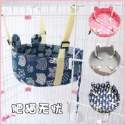 ♞,♘貓咪吊床籠子用貓掛窩貓秋韆懸掛式貓窩寵物貓貓吊籃掛床貓籠專用 XWHX