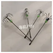 (店+)不空軍漁具店🔥 夜光魷魚鉤活蝦鉤穿蝦魷魚鉤熒光海釣八爪木蝦尤魚鉤吹筒活餌鉤