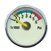 6000psi壓力錶 螺紋M10*1  M8*1  ，打氣筒、 FX表  pcp表 直徑25mm
