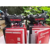 汐止黃大哥義大利brembo黑底紅全新左邊右邊都有現貨都有附油管螺絲鎖卡鉗螺絲以上二種都是特規 螺絲保固中