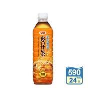 【生活市集】【愛之味】冰萃漫香無糖麥仔茶590ml(24入/箱) 愛之味麥仔茶 飲料