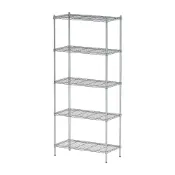 (店+)【dayneeds 日需百備】輕型 90x45x210公分電鍍（鎖管）五層架 鐵力士架/收納層架/鞋架/展示架/層架/鐵架