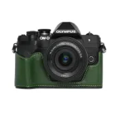 適用Olympus E-M10 Mark IV保護套✨EM10 II／EM10 III相機皮套🖤EM10 IV真皮底座