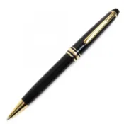 【DOKODEMO】MONTBLANCMeisterstück Classic PIX 白色星形旋轉式原子筆，黑金配色，德國製造，男士款，成色極佳，已測試