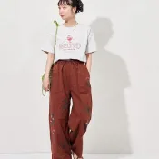 FREAK'S STORE 印度拼接刺繡鬆緊休閒褲（可搭配套裝）