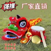 ✨新品低價/免運✨兒獅子頭舞獅兒童獅頭玩具幼兒錶演道具全套小孩子舞獅頭塑料醒獅 W3WL