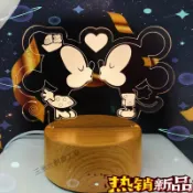 【百貨下殺】【米奇❤️米妮】3D立體小夜燈+禮盒卡片提袋❗米奇/米老鼠/維尼.史迪奇.史努比.蠟筆小新.鋼鐵人.拉拉熊
