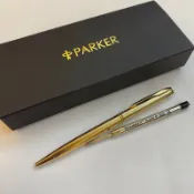 筆來筆趣] 全新法國🇫🇷Parker 派克 Insingnia 仕雅（勳章）14K 直條原子筆