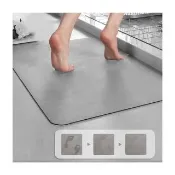 【AHOYE】速乾軟硅藻土地墊 40*60cm(吸水地墊 浴室地墊 廚房地墊 腳踏墊)