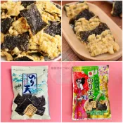 象象媽咪【現貨】日本Maruka井上瀨戶紫菜海苔天婦羅餅乾 芥末天婦羅餅乾 原味/芥末 (140g/125g)