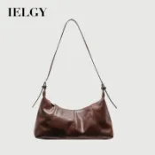 IELGY 法國小眾大容量餃子包 韓版復古質感單肩高級感斜背包