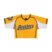 新太陽運動用品 中信兄弟 Brothers 主場 榮耀黃 短版 棒球 球衣