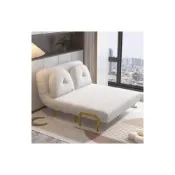 (店+)新款沙發床雙人折疊沙發小戶型兩用奶油風沙發客廳貓抓布單人沙發