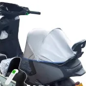 【IDREES 伊德萊斯】機車防曬隔熱坐墊罩 防水防燙折疊椅墊套 夏季防曬車罩(機車車罩)