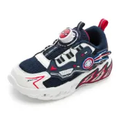 【Marvel 漫威】蜘蛛人 童輕量旋轉扣電燈運動鞋 藍黑 / MNKX55166/K Shoes Plaza
