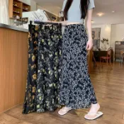 2026實拍碎花半身裙夏季新款度假風甜美顯瘦百搭雪紡印花魚尾裙#Hi, 貼心優衣家居#