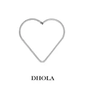 DHOLA｜【多尺寸 - 心形星鐵圈】捕夢網 韓劇 美術 勞作 朵拉手藝材料店