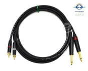 【音響世界二館】美國ProCo 120SX +Neutrik 6.3mm鍍金單音 to REAN RCA/1米一對訊號線