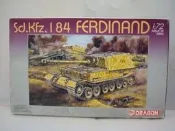 二戰德軍象式坦克FERDINAND費迪南~比例1/72拼裝坦克模型~威龍出品#7202