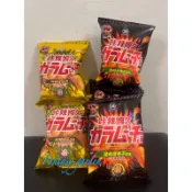 湖池屋 咔辣姆久勁辣唐辛子 咔辣姆久咔辣海苔 洋芋片 咔辣姆久唐辛子咔辣海苔 厚切卡拉姆久 卡辣姆久厚切洋芋片極辛口味