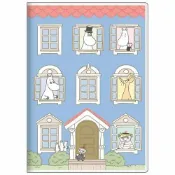 震撼日式精品百貨 【震撼精品百貨】2023年 掛曆/年曆/手帳~慕敏嚕嚕米家族 嚕嚕米2023 B6行事曆手帳本-窗戶*68546