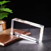 超白玄關隔斷實心隔斷墻水晶磚透明水晶玻璃磚壓布磚清倉方塊