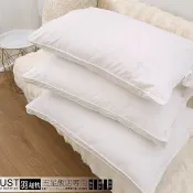 【LUST】五星級飯店專用-羽絨枕  100%羽絨/羽毛枕/100%純棉表布【超取限一顆】