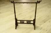 韓非子小舖~ 台灣現貨 雞翅木毛筆架(12桿) 雞翅木筆架