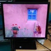 二手 宏碁 ACER 19吋 4:3 LCD螢幕-型號V193(黑色）-保固一個月