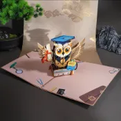 畢業季立體3d賀卡勵誌祝福紀念禮物文創ins風陞學精緻卡片送朋友立體卡片 交換禮物 創意手工紙鵰 立體生日賀卡 創意卡片