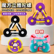 【百寶袋】現貨 解壓立體陀螺 指尖旋轉數字陀螺創意 指尖陀螺 百變魔方 減壓玩具 陀螺 立體陀螺 益智玩具 早教益智