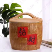 優化   景德鎮   陶瓷  米缸  帶蓋  家用米桶   密封罐   儲米箱  防潮 防蟲裝面粉桶油水缸搶眼奪目iyu