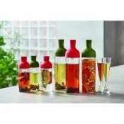 多色可選 日本原裝 300ml HARIO 酒瓶造型冷泡茶玻璃水壺 FIB-75-OG