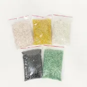 (店+)【御古齋】天然 水晶砂 細砂 碎石 1公斤裝 消磁 淨化磁場 增補五行 黃水晶 白水晶 黑曜石 東菱玉 粉水晶 1025
