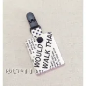 唯小伊手作＊英文報紙(黑)＊寶寶平安符袋/香火袋/護身符袋/平安福袋＊客製