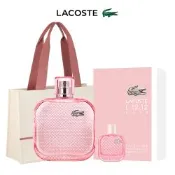 LACOSTE經典玫瑰淡香水100ml(贈品牌托特包+隨機小香乙瓶)