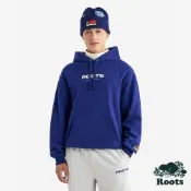 Roots男裝-ALPINE GOODS 連帽上衣-靛藍