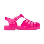 【Melissa】前包羅馬T字涼鞋-大童(鏡桃色) 防潑水