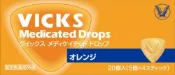 【DOKODEMO】大正製藥 VICKS 喉糖 橙子味 20粒