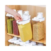 (店+)【永昌優選】五穀雜糧罐塑料米桶家用密封收納盒黃豆米豆防潮裝面容器家用防蟲